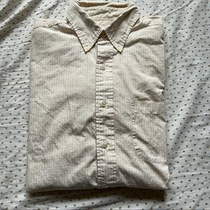 Brooks 346 Simple Plaid checkered Button Down Shirt